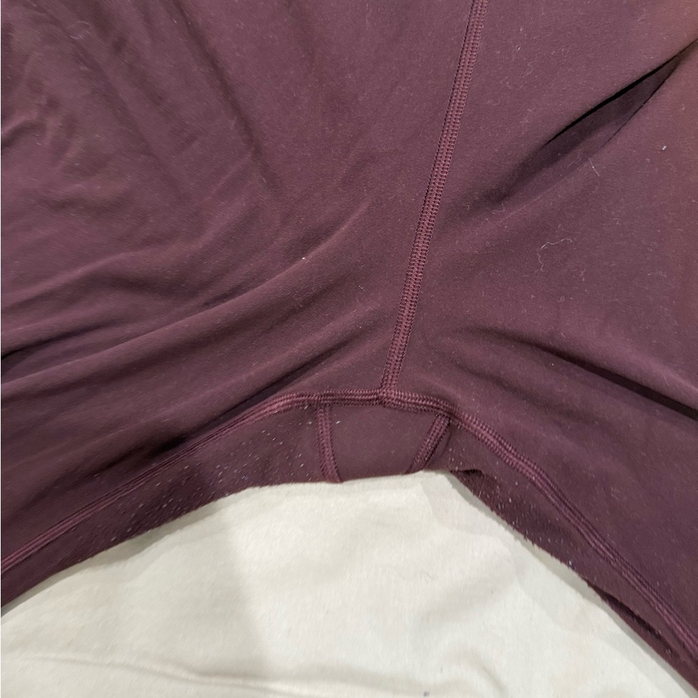 Athleta Elation Deep Maroon Leggings sz XL - Picture 6 of 8